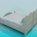 3d model Double bed - preview