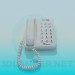 3d model Telephone set - preview