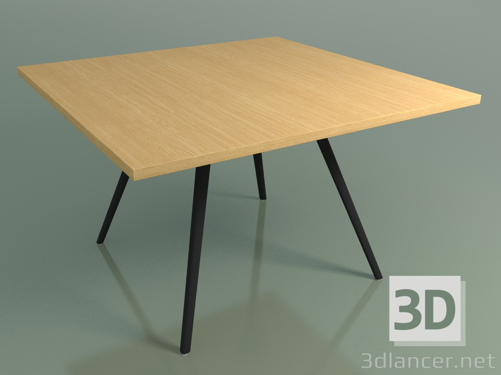 3d model Square table 5435 (H 74 - 120x120 cm, veneered L22 natural oak, V44) - preview