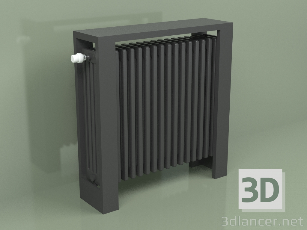 Modelo 3d Radiador de barra delta (H750 L900 B177, RAL - 9005) - preview