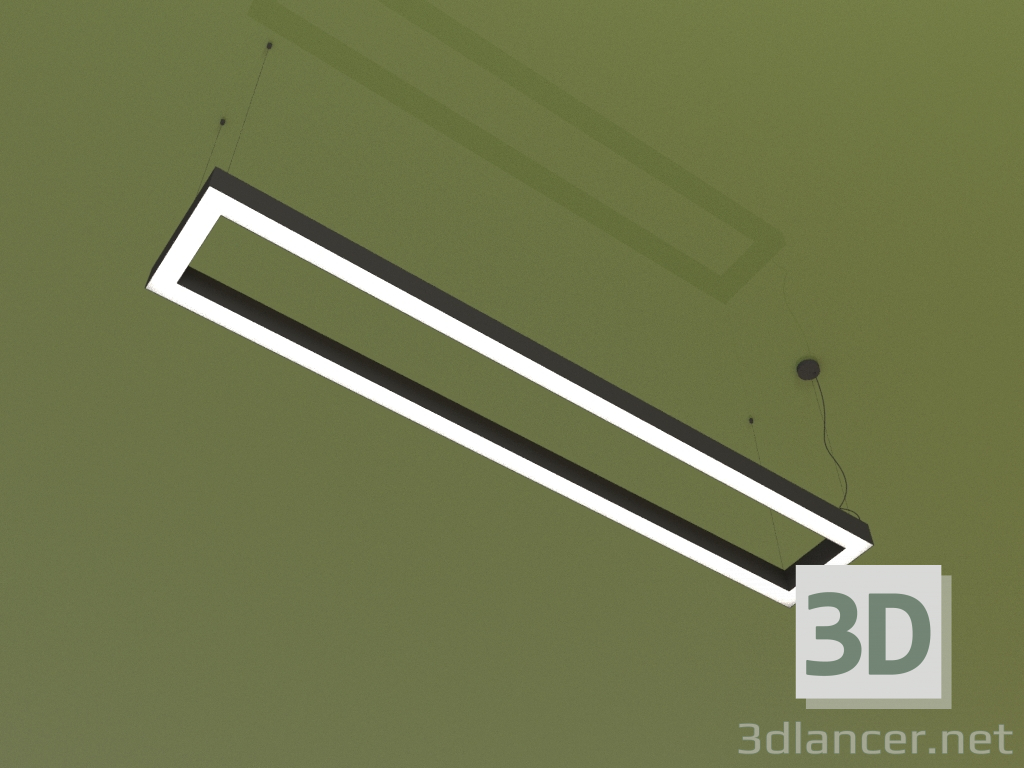 3D Modell Leuchte RETTANGOLO S (1800 mm) - Vorschau