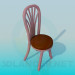 3d model Chair with massive legs and backrest - preview