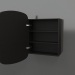 3d model Espejo (con cajón abierto) ZL 17 (460x200x695, madera negra) - vista previa