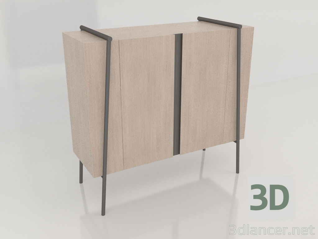 modello 3D Libreria - anteprima