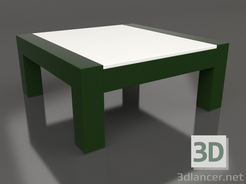 modello 3D Tavolino (Verde bottiglia, DEKTON Zenith) - anteprima