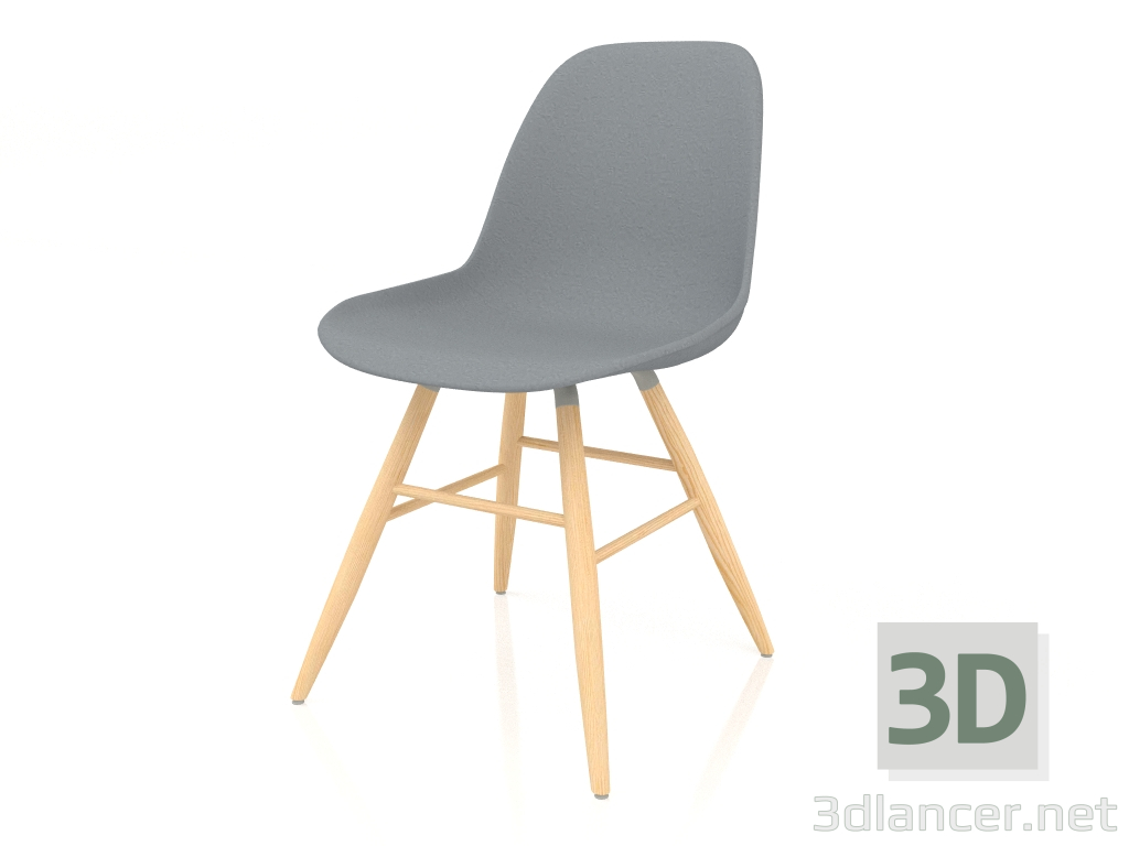 modèle 3D Chaise Albert Kuip (Gris foncé) - preview