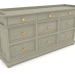 3d model Chest of drawers (3 sections) - preview