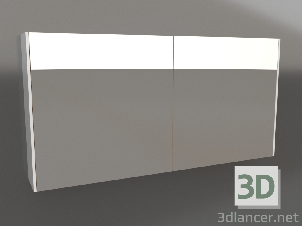 3D Modell Spiegelschrank 120 cm (MOB0412+MOB0717W) - Vorschau