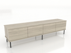 Mobile TV 1800 mm (rovere schiarito)