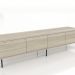 modello 3D Mobile TV 1800 mm (rovere schiarito) - anteprima
