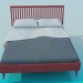 3D Modell Bett - Vorschau