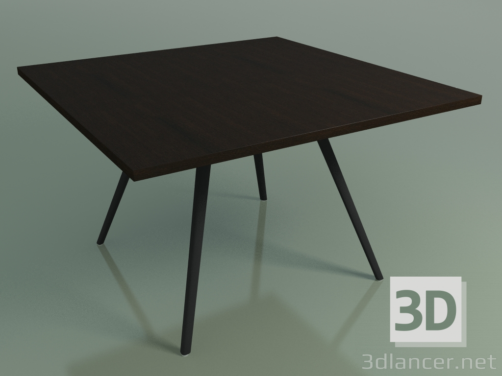 modèle 3D Table carrée 5435 (H 74 - 120x120 cm, wengé L21 plaqué, V44) - preview