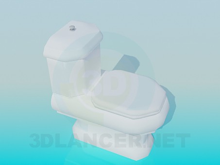 3d model The original toilet - preview