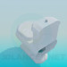 3d model The original toilet - preview