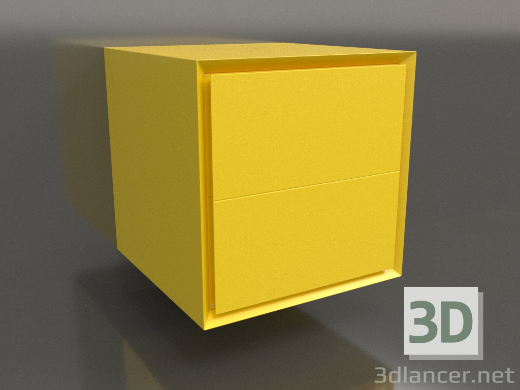 3d model Cabinet TM 011 (400x400x400, luminous yellow) - preview