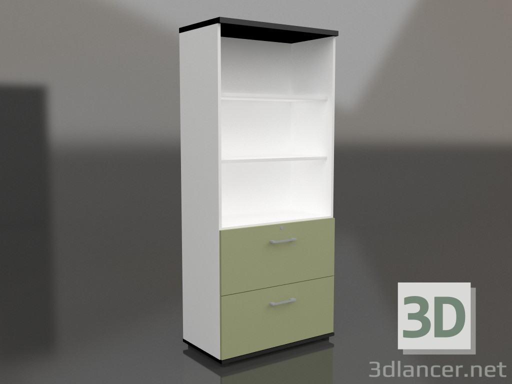 modèle 3D Classeur Norme A54D4 (801x432x1833) - preview