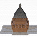 3d Pyatnitskih gate tower model buy - render