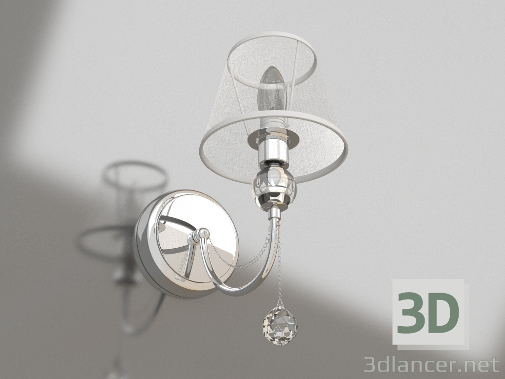 Modelo 3d Luminária de parede (sconce) Beverly (FR5661-WL-01-CH) - preview