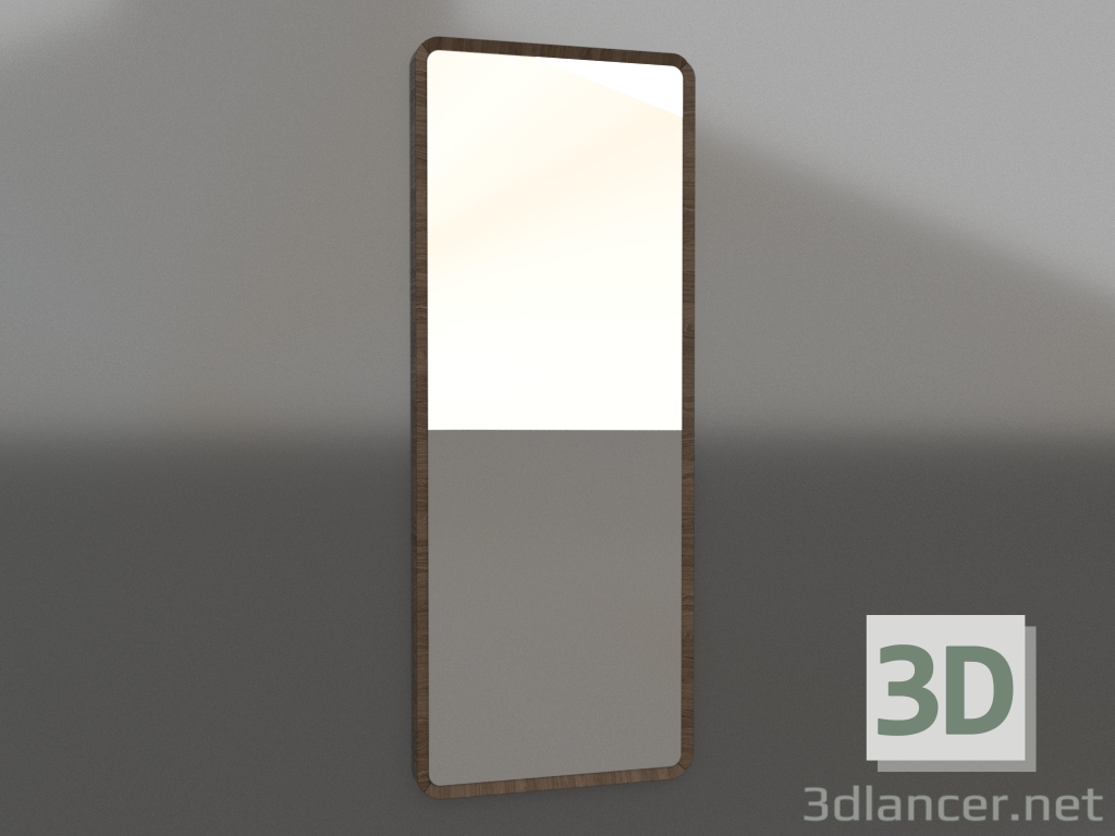 modello 3D Specchio da parete 1800x700 mm (frassino noce illuminato) - anteprima