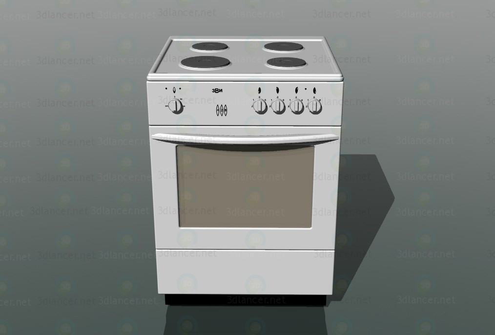 3d model Kitchen - preview