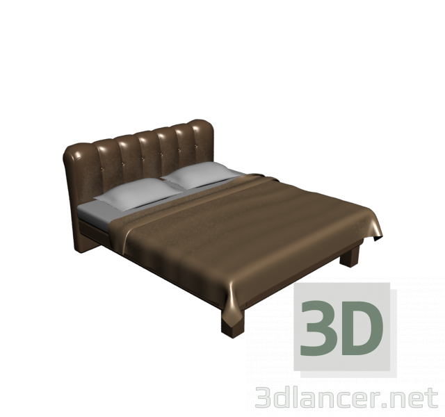 Modelo 3d Cama - preview