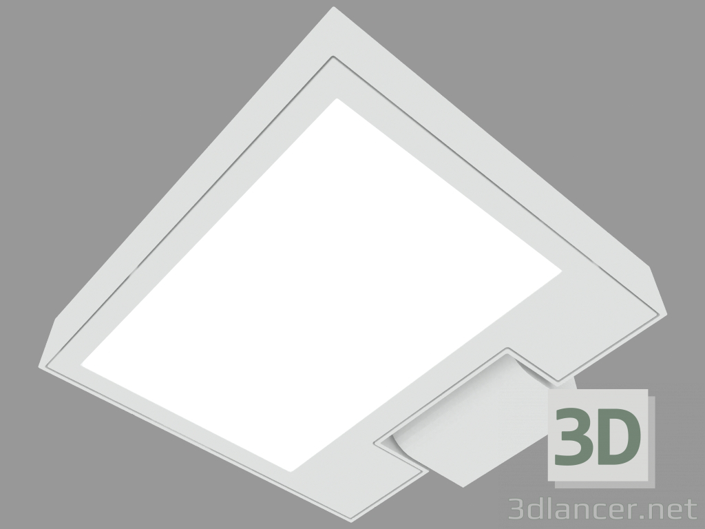 3d model Reflector MOVIT CUADRADO 220mm (S3050W) - vista previa