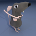 3d Rat cutie model buy - render