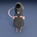 3d Rat cutie model buy - render