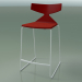 3d model Stackable Bar Stool 3712 (with cushion, Red, V12) - preview