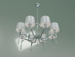 Lustre suspenso Madera 10093-8 (Strotskis de cristal cromado)