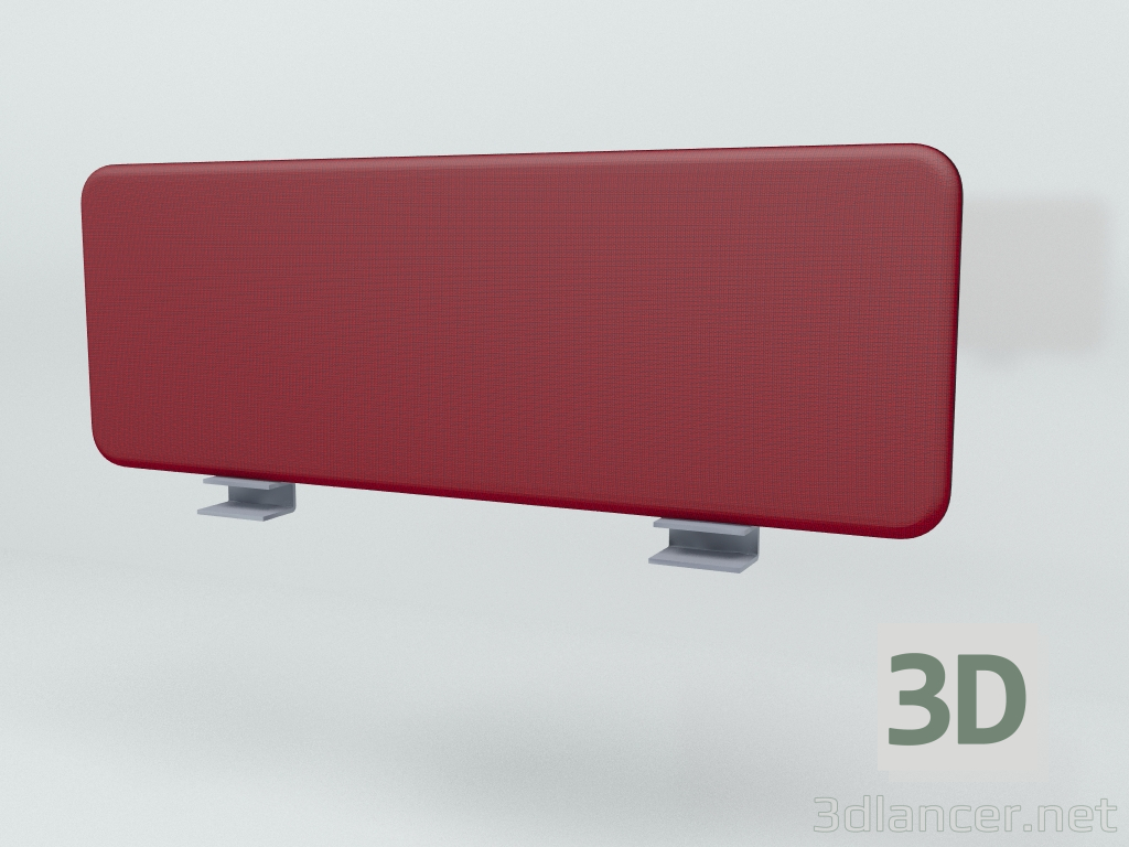 3d model Acoustic screen Desk Single Sonic ZUS01 (990x350) - preview