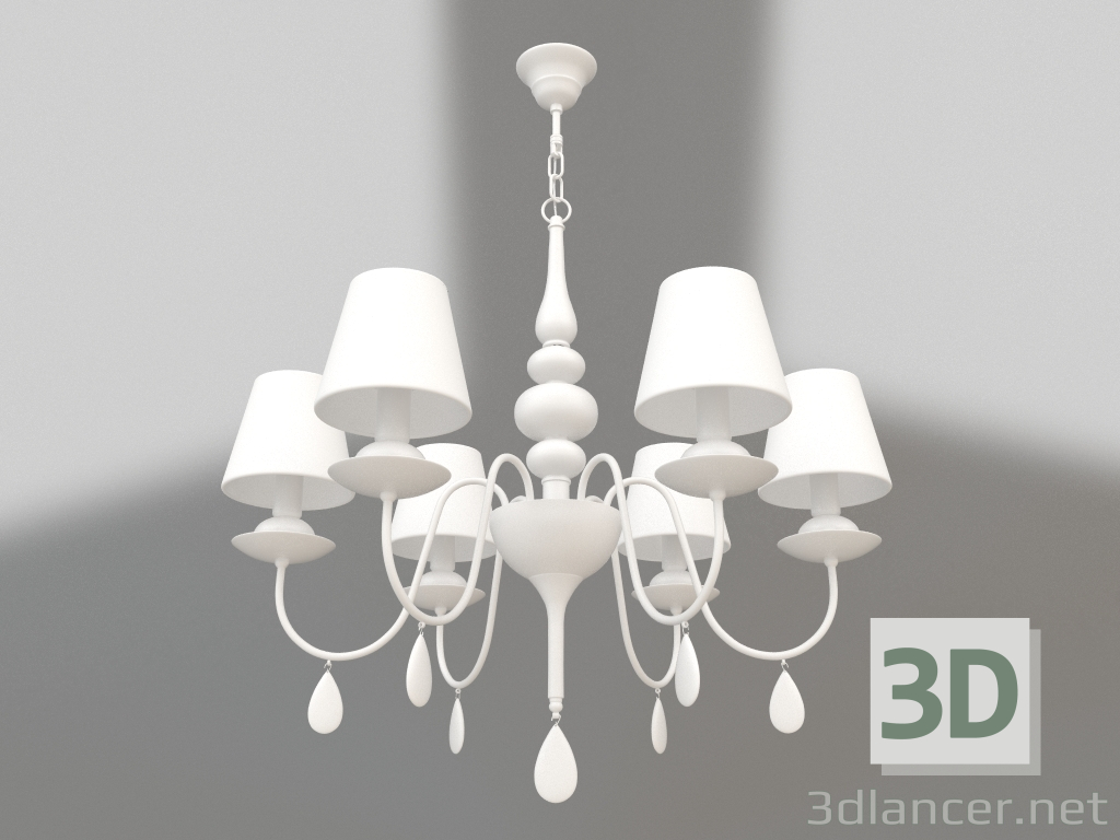 Modelo 3d Lustre Eliza (FR5756-PL-06-W) - preview