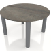 3d model Coffee table D 60 (Anthracite, DEKTON Radium) - preview