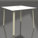 3d model Mesa de comedor 90 (Oro) - vista previa