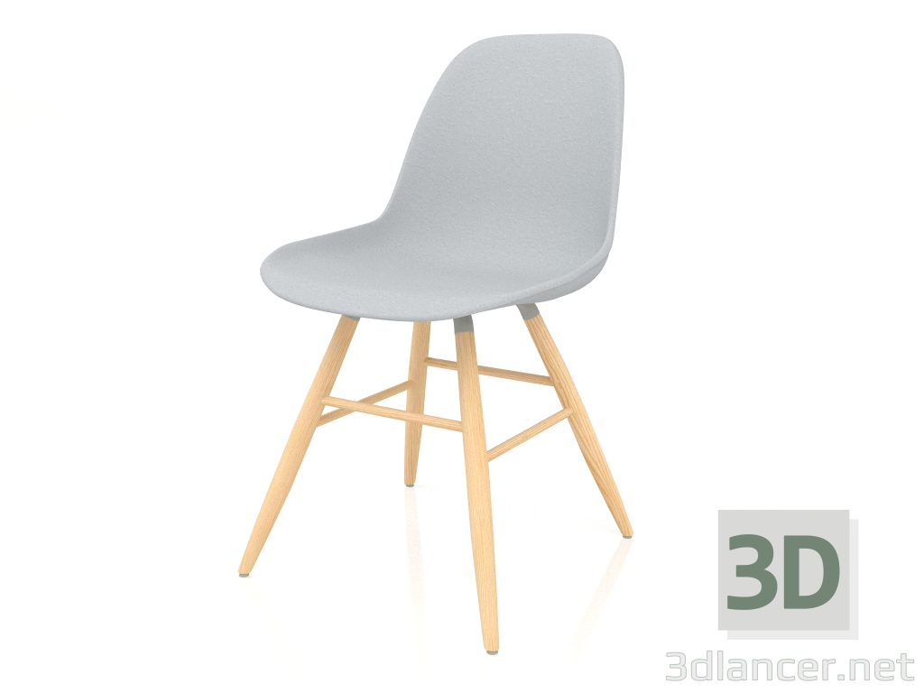 3d model Silla Albert Kuip (Gris claro) - vista previa