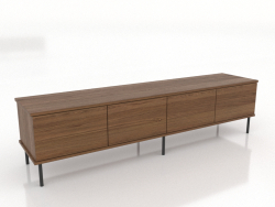 Meuble TV 1800 mm (noyer clair)