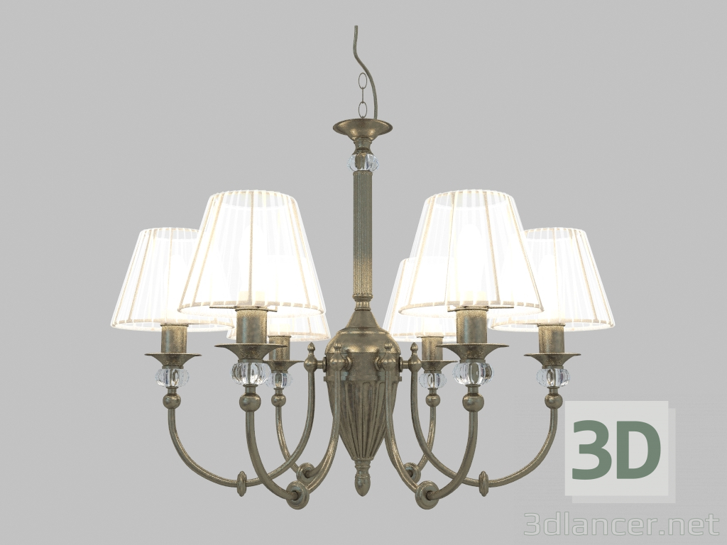 3d model Araña de luces (2206С) - vista previa