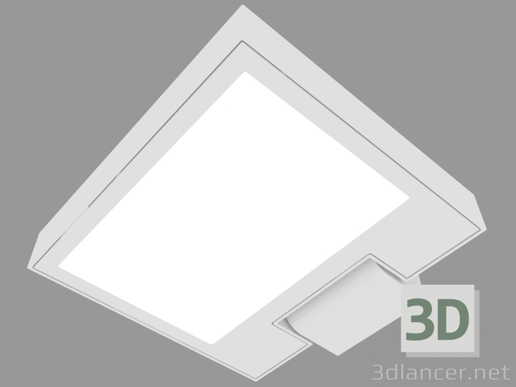 3d model Reflector MOVIT CUADRADO 220mm (S3055N) - vista previa