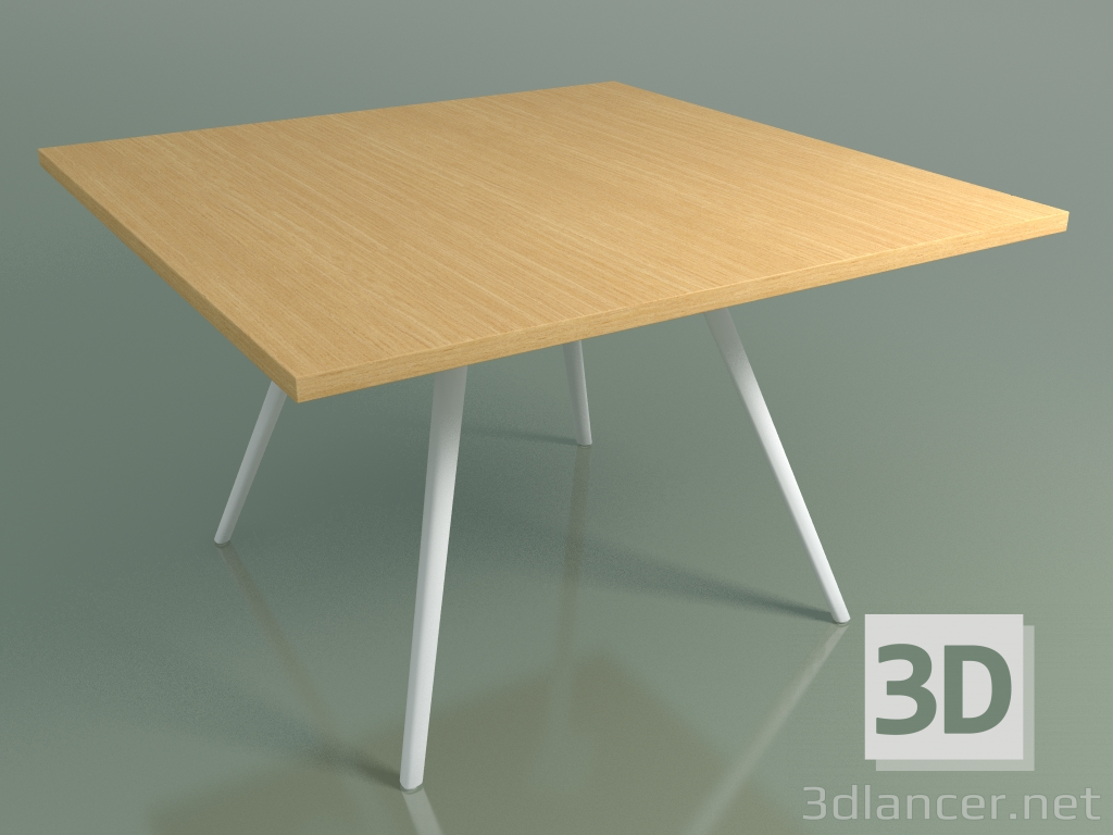 3d model Mesa cuadrada 5435 (H 74 - 120x120 cm, roble natural chapado L22, V12) - vista previa