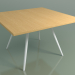 modèle 3D Table carrée 5435 (H 74 - 120x120 cm, chêne naturel plaqué L22, V12) - preview