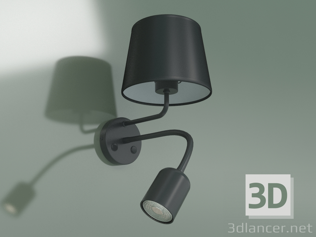 3d model Sconce 2537 Maja Black - preview