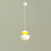 3d model Pendant lamp 9064S WH+GD - preview