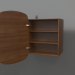 3d model Espejo (con cajón abierto) ZL 17 (460x200x695, madera marrón claro) - vista previa