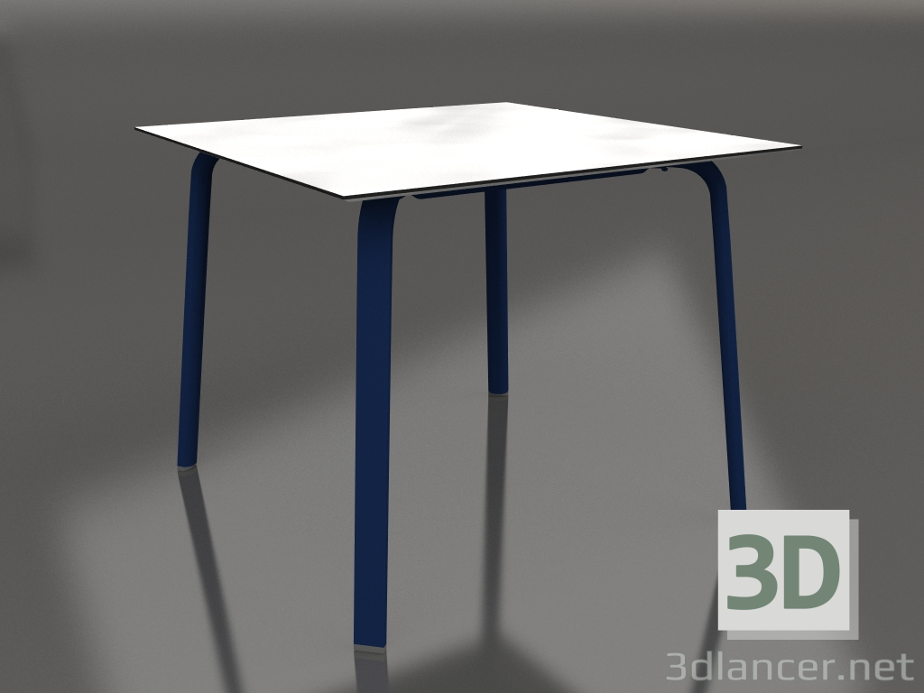 modello 3D Tavolo da pranzo 90 (Blu notte) - anteprima