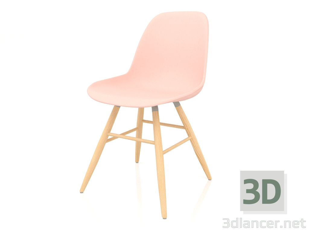 modèle 3D Chaise Albert Kuip (Vieux Rose) - preview