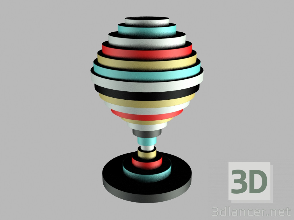 Modelo 3d Candeeiro de mesa PXL-bord - preview