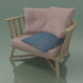 3d model Semicircular armchair (07, Rovere Sbiancato) - preview