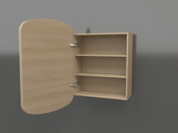 Espejo (con cajón abierto) ZL 17 (460x200x695, blanco madera)