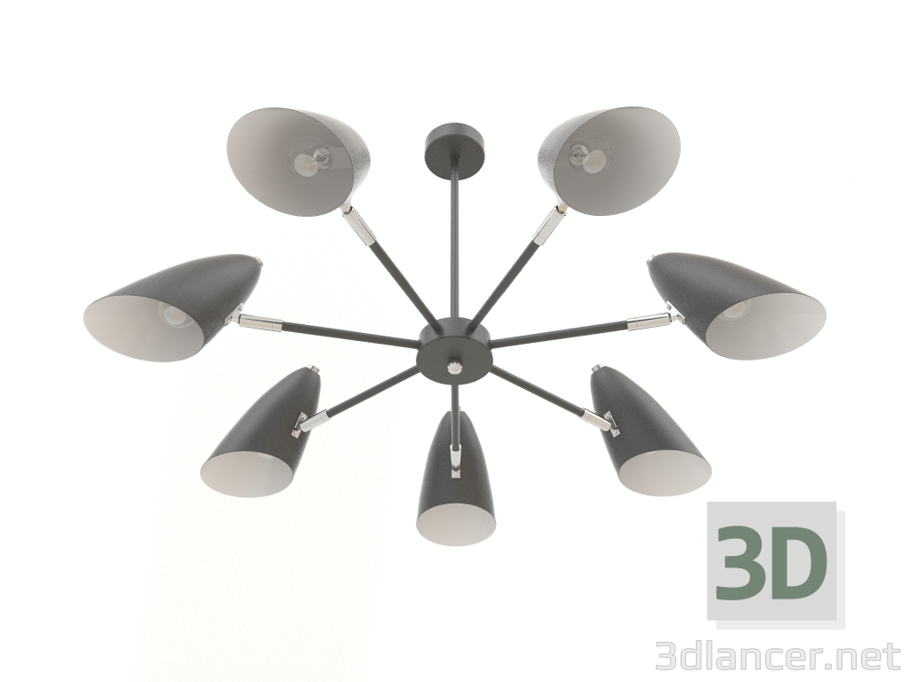 Modelo 3d Lustre Aida (FR5852-CL-07-B) - preview