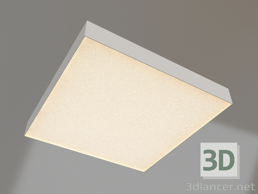 Modelo 3d Lâmpada IM-QUADRO-EMERGENCY-3H-S500x500-54W Warm3000 (WH, 120 graus, 230V) - preview